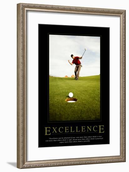 Excellence-null-Framed Art Print