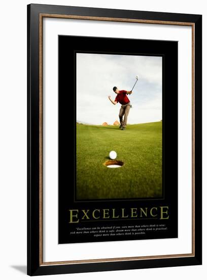 Excellence-null-Framed Art Print