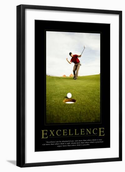 Excellence-null-Framed Art Print