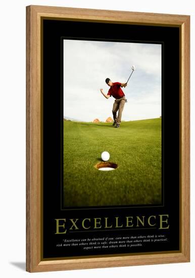 Excellence-null-Framed Stretched Canvas