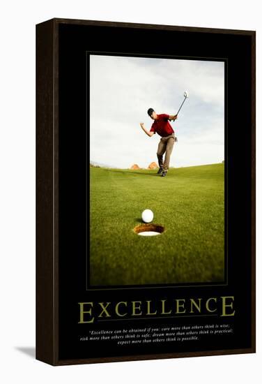 Excellence-null-Framed Stretched Canvas