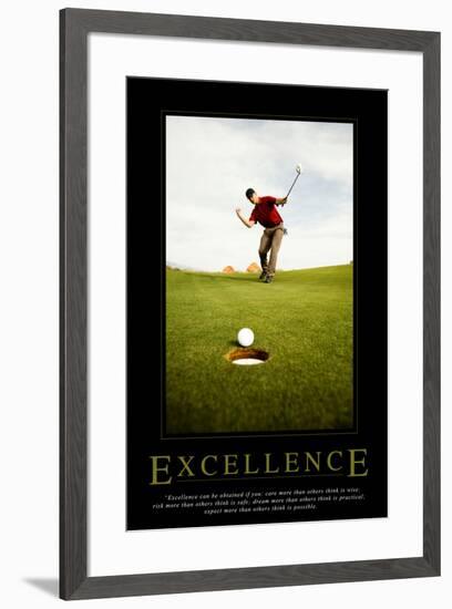 Excellence-null-Framed Art Print