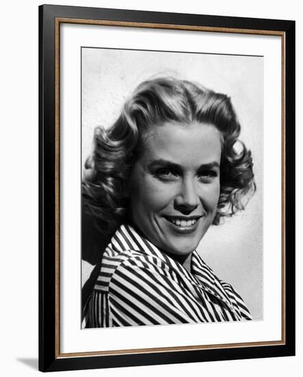 Excellent Close Up Portrait of Movie Actress, Grace Kelly-Loomis Dean-Framed Premium Photographic Print