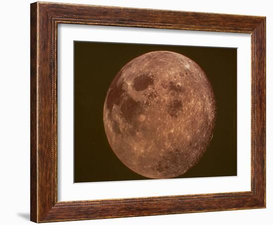 Excellent Closeup of a Full Moon-null-Framed Photographic Print