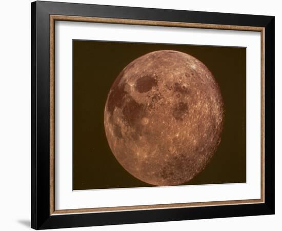 Excellent Closeup of a Full Moon-null-Framed Photographic Print