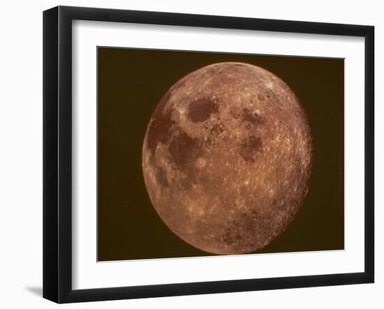 Excellent Closeup of a Full Moon-null-Framed Photographic Print