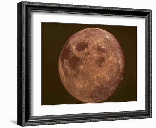 Excellent Closeup of a Full Moon-null-Framed Photographic Print