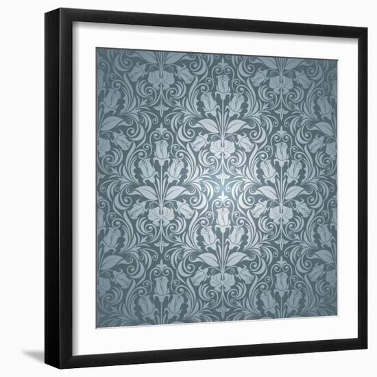 Excellent Floral Background with Roses-Pagina-Framed Art Print