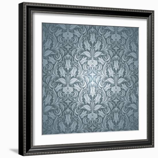 Excellent Floral Background with Roses-Pagina-Framed Art Print