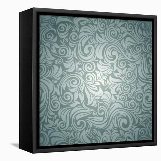 Excellent Floral Background-Pagina-Framed Stretched Canvas