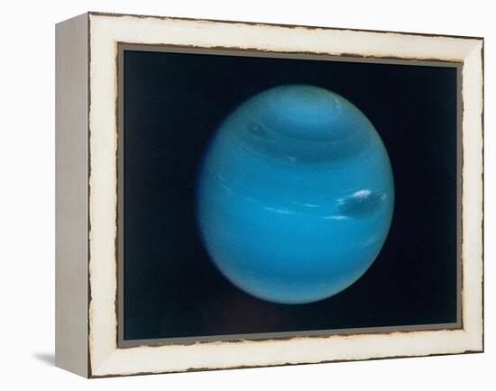 Excellent Narrow-Angle Camera Views of the Planet Neptune Taken from Voyager 2 Spacecraft-null-Framed Premier Image Canvas