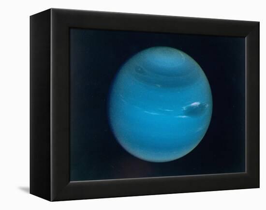 Excellent Narrow-Angle Camera Views of the Planet Neptune Taken from Voyager 2 Spacecraft-null-Framed Premier Image Canvas