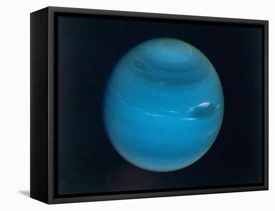 Excellent Narrow-Angle Camera Views of the Planet Neptune Taken from Voyager 2 Spacecraft-null-Framed Premier Image Canvas