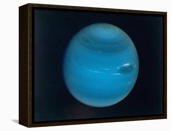 Excellent Narrow-Angle Camera Views of the Planet Neptune Taken from Voyager 2 Spacecraft-null-Framed Premier Image Canvas