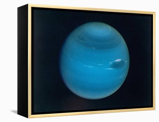 Excellent Narrow-Angle Camera Views of the Planet Neptune Taken from Voyager 2 Spacecraft-null-Framed Premier Image Canvas