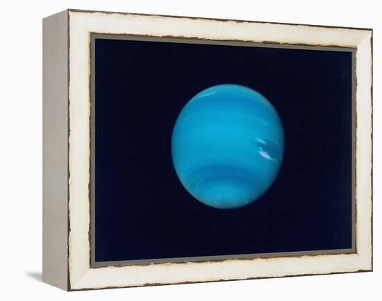 Excellent Narrow-Angle Camera Views of the Planet Neptune Taken from Voyager 2 Spacecraft-null-Framed Premier Image Canvas