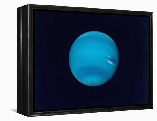 Excellent Narrow-Angle Camera Views of the Planet Neptune Taken from Voyager 2 Spacecraft-null-Framed Premier Image Canvas