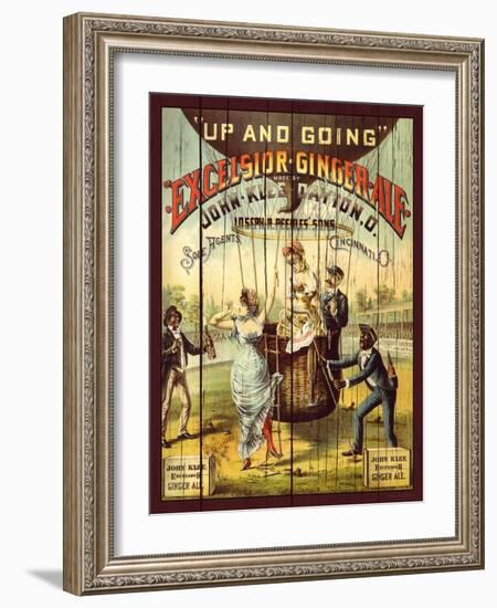 Excelsior Ginger Ale-Kate Ward Thacker-Framed Giclee Print