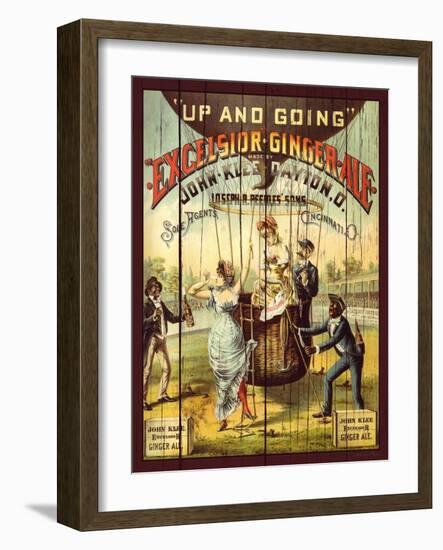 Excelsior Ginger Ale-Kate Ward Thacker-Framed Giclee Print