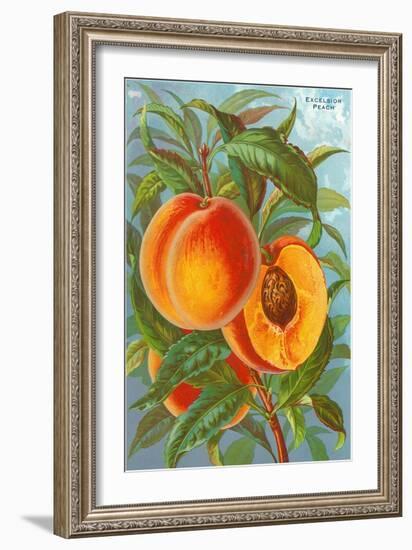 Excelsior Peach-null-Framed Premium Giclee Print