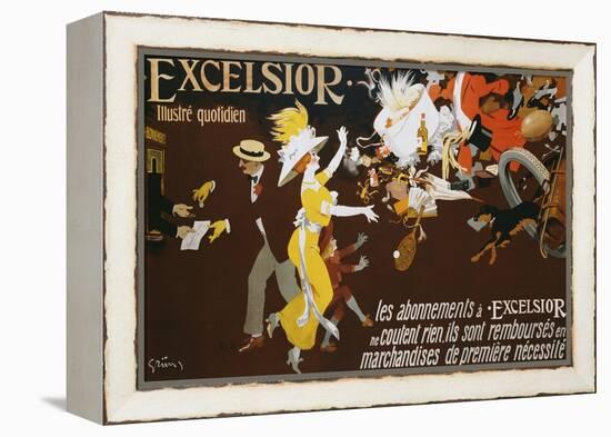 Excelsior Poster-Jules-Alexandre Gr?n-Framed Premier Image Canvas