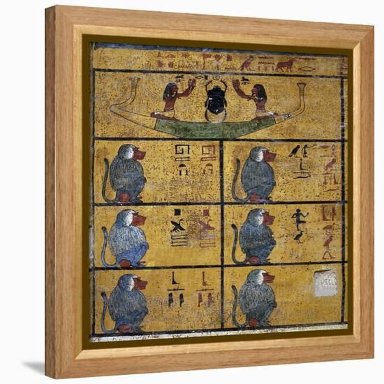 Excerpt from the Amduat, Tomb-null-Framed Premier Image Canvas