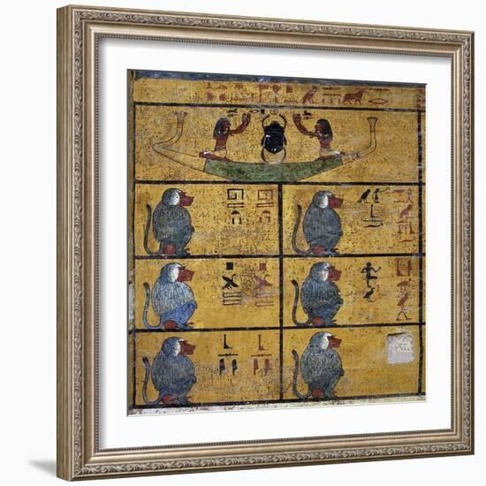 Excerpt from the Amduat, Tomb-null-Framed Giclee Print