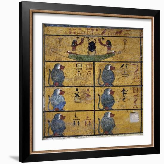 Excerpt from the Amduat, Tomb-null-Framed Giclee Print