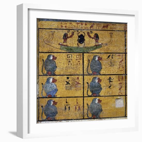 Excerpt from the Amduat, Tomb-null-Framed Giclee Print