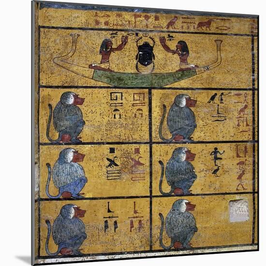 Excerpt from the Amduat, Tomb-null-Mounted Giclee Print
