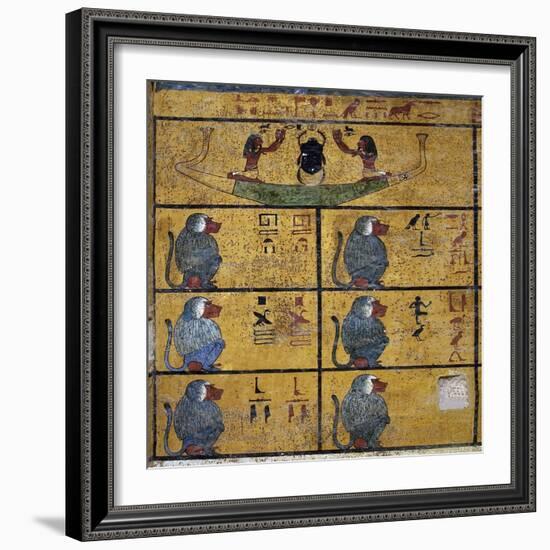 Excerpt from the Amduat, Tomb-null-Framed Giclee Print