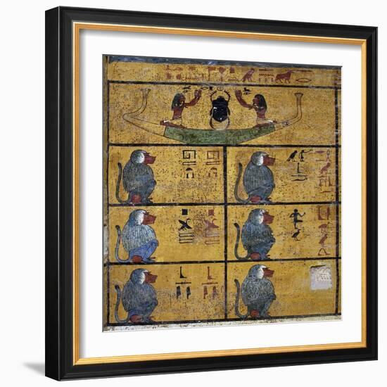 Excerpt from the Amduat, Tomb-null-Framed Giclee Print