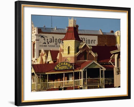 Exchange Hotel Dating from 1900, Kalgoorlie, Western Australia, Australia, Pacific-Ken Gillham-Framed Photographic Print