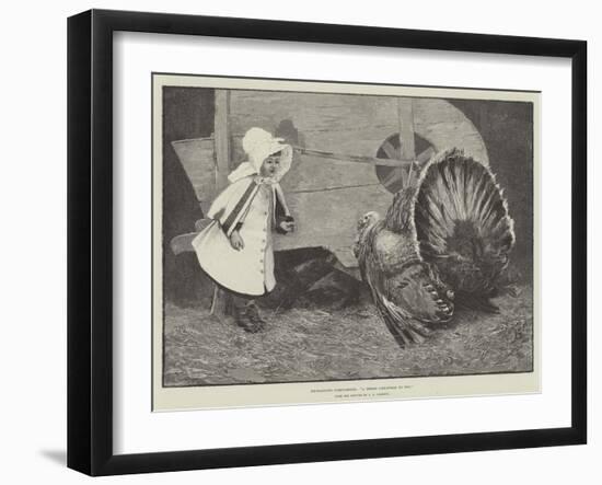 Exchanging Compliments, A Merry Christmas to You-James Elder Christie-Framed Giclee Print