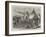 Excitement Among North American Indians-Melton Prior-Framed Giclee Print