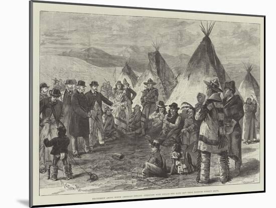 Excitement Among North American Indians-Melton Prior-Mounted Giclee Print