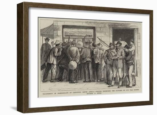 Excitement of Mahomedans at Capetown-null-Framed Giclee Print