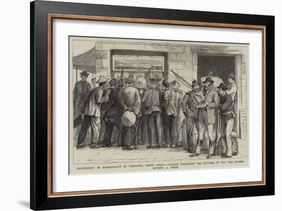 Excitement of Mahomedans at Capetown-null-Framed Giclee Print