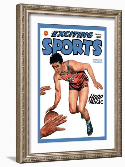 Exciting Sports: Hoop Magic-null-Framed Art Print