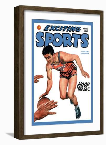 Exciting Sports: Hoop Magic--Framed Art Print