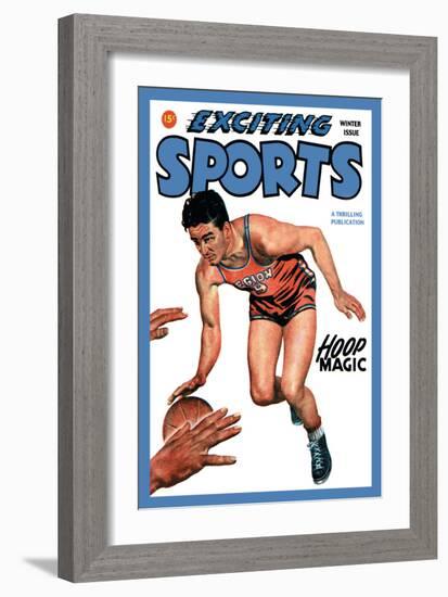 Exciting Sports: Hoop Magic-null-Framed Art Print