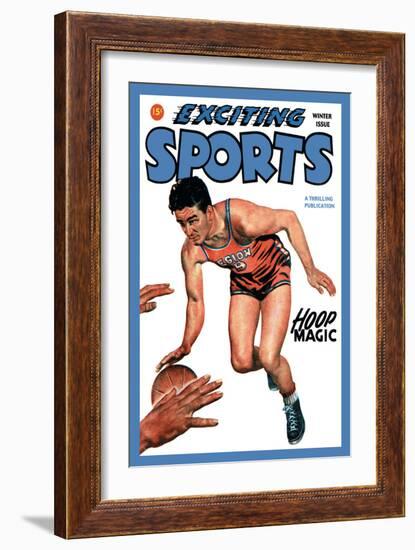 Exciting Sports: Hoop Magic-null-Framed Art Print