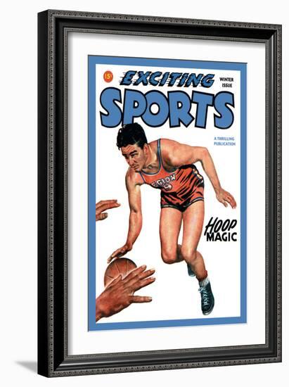 Exciting Sports: Hoop Magic-null-Framed Art Print