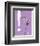 Exclamation Point (purple)-Theodor (Dr. Seuss) Geisel-Framed Art Print