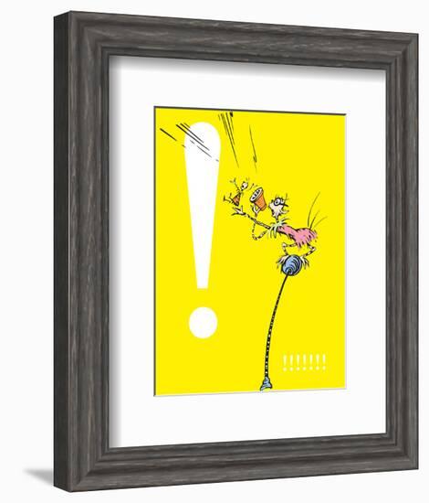 Exclamation Point (yellow)-Theodor (Dr. Seuss) Geisel-Framed Art Print