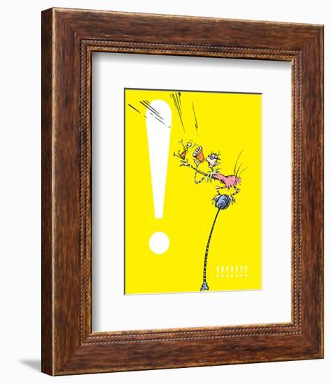 Exclamation Point (yellow)-Theodor (Dr. Seuss) Geisel-Framed Art Print