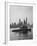 Excursion Party Tugboat with City Skyline in the Background-Lisa Larsen-Framed Photographic Print