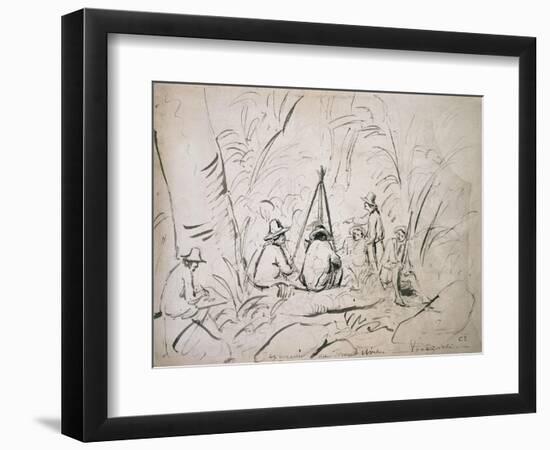 Excursion to Mont Avila, Venezuela-Camille Pissarro-Framed Giclee Print