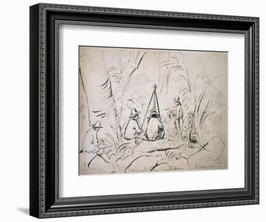 Excursion to Mont Avila, Venezuela-Camille Pissarro-Framed Giclee Print