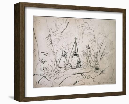 Excursion to Mont Avila, Venezuela-Camille Pissarro-Framed Giclee Print